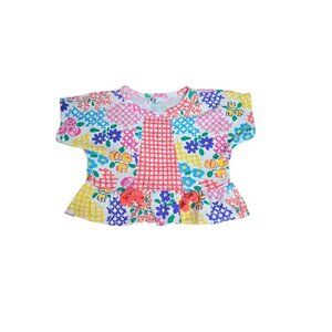 Vintage 90s Healthtex Colorful Artsy Shirt 3T